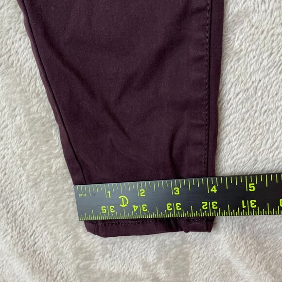 American Eagle Outfitters Womens Jeans Size 0 Skinny Jeggings Stretch Purple - Picture 4 of 15